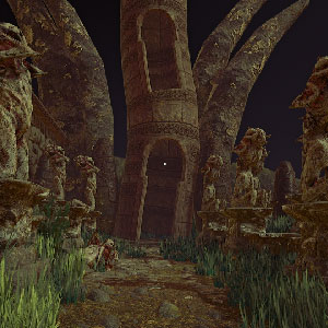 Grotesque sculptures