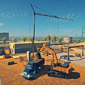Construction Simulator - Excavadora y dumper