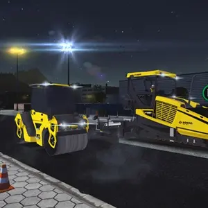 Construction Simulator 3 - Compactación de asfalto