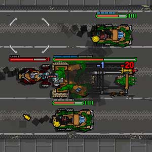 Ataque enemigo en la carretera