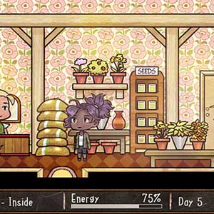 florista en el interior