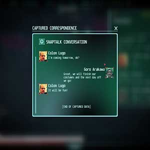 Correspondencia capturada