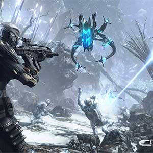 Crysis Disparando contra los Cefalópodos