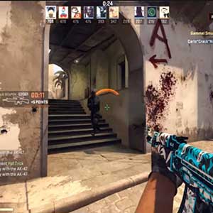 CSGO AK47 Skin Frontside Misty Medio
