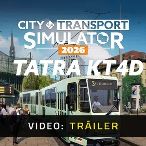 CTS: 2026 - Tram DLC: Tatra KT4D - Tráiler del Vídeo