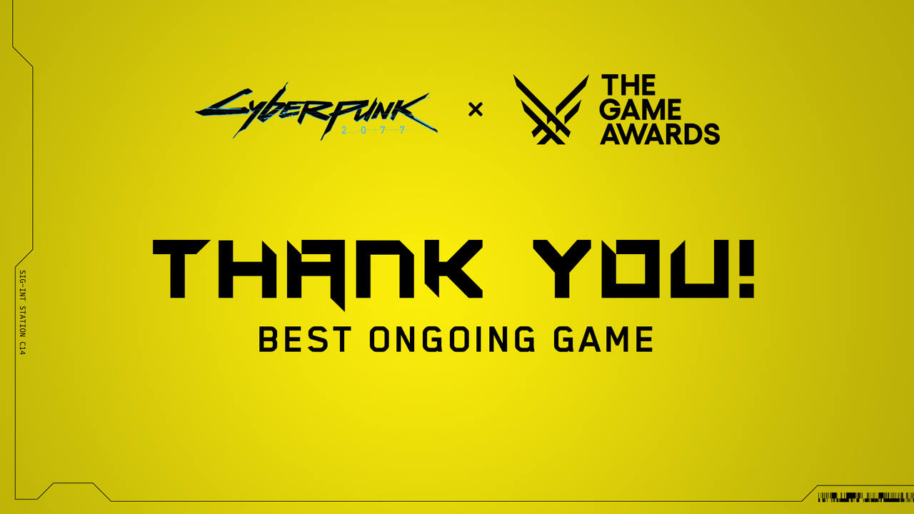 Cyberpunk 2077 Best Ongoing en los Game Awards 2023