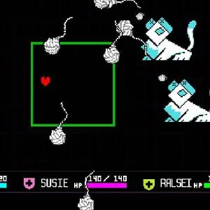 DELTARUNE - Kris, Susie y Ralsei