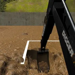 DiggerSim Excavator Simulator - Excavando