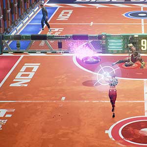 Recupera y lanza un disco brillante