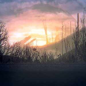 estilo de arte oscuro y arenoso