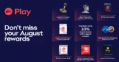 Calendario de recompensas de EA Play para agosto de 2026