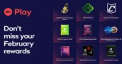 Calendario de recompensas para miembros de EA Play febrero 2026