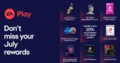 Calendario de recompensas para miembros de EA Play en julio de 2026