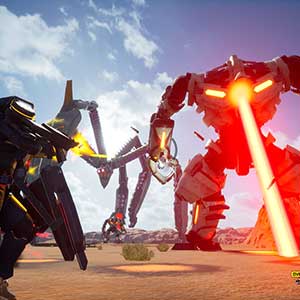 enormes armas de los invasores