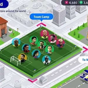 eFootball Kick-Off! - Campamento del equipo