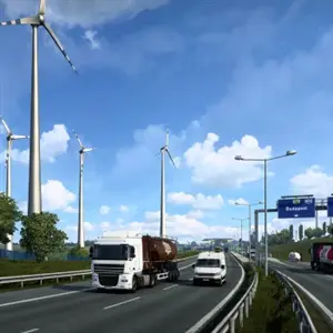 Euro Truck Simulator 2 - Going East! - Molinos de viento