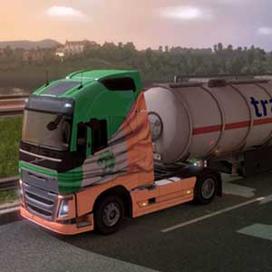 Calcomanía de la bandera irlandesa