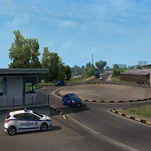 Euro Truck Simulator 2 Road to the Black Sea - Coche de policía