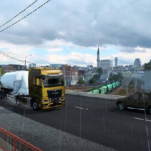 Euro Truck Simulator 2 West Balkans - Paso Elevado de Casas