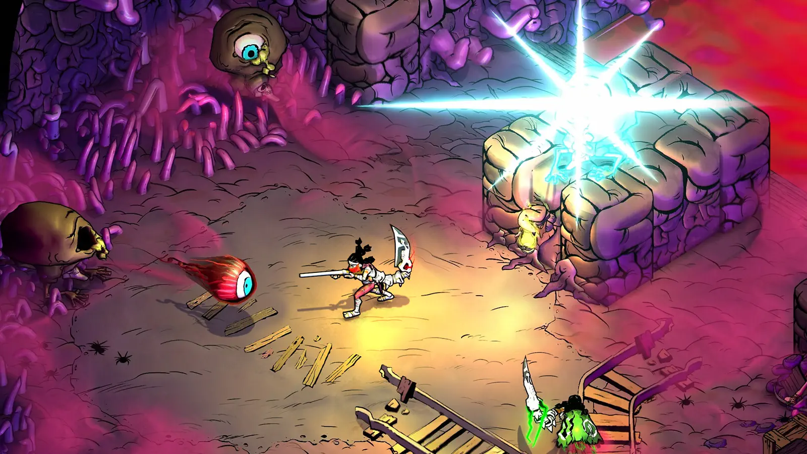 Los Creadores de Guacamelee Retrasan su Metroidvania Devorador de Cerebros Blighted a 2027