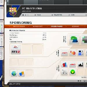 FIFA Manager 12 - Patrocinio