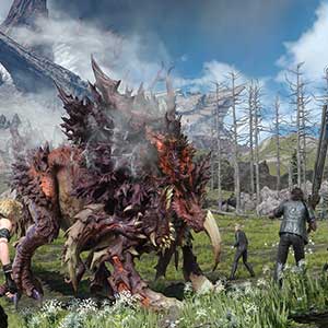 Final Fantasy 15 - Lucha contra el Jefe Bandersnatch