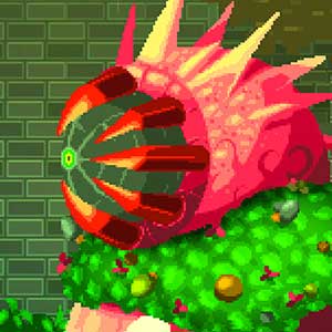 El obstáculo de los monstruos de las plantas