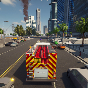 Firefighting Simulator The Squad Camión de bomberos