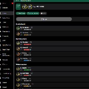 Football Legacy Manager 25 - Alineación