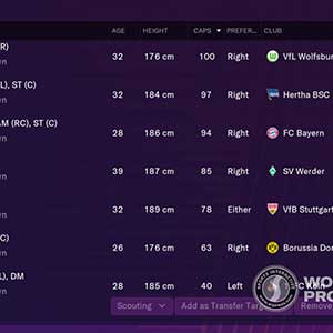 Scouting - Shortlist