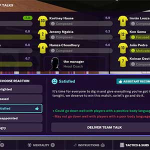 Football Manager 2023 Touch - Charla en Equipo