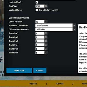 Create your own hockey universe