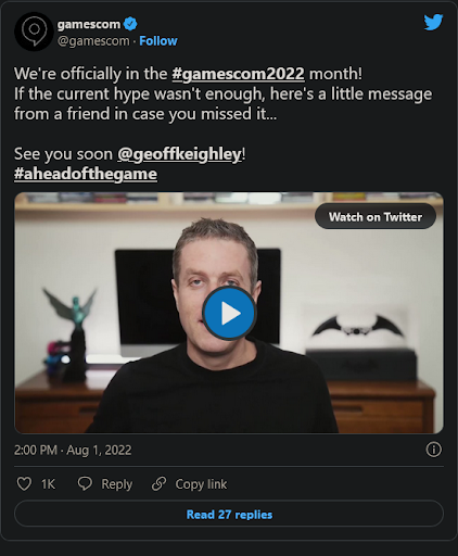 ¿cuándo es gamescom 2022?