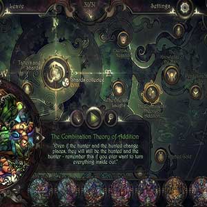 combinar el cristal oculto