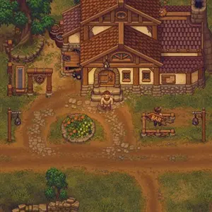 Graveyard Keeper Stranger Sins - Calle del Pueblo