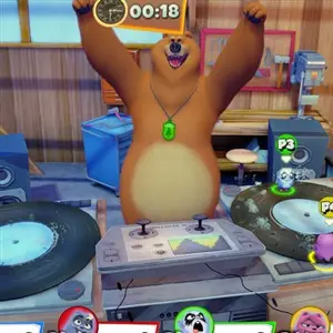 Grizzy and the Lemmings Crazy Party - Equipo de DJ