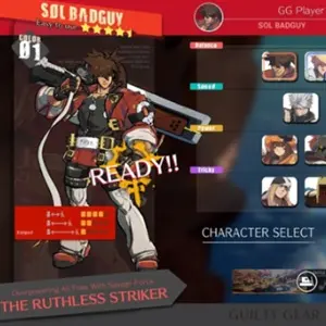 Guilty Gear Strive - Selección de personajes