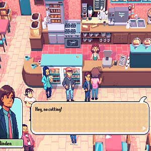 no hay corte de línea