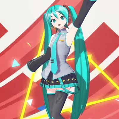 Hatsune Miku Project DIVA Mega Mix Plus - Baile de entrada de Miku