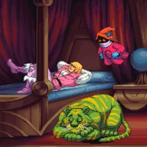 He-Man and the Masters of the Universe Dragon Pearl of Destruction Cringer y Orko