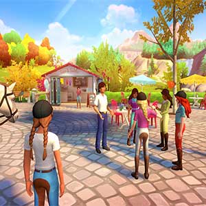 Horse Club Adventures 2 Hazelwood Stories - Interactuar con las chicas del Horse Club
