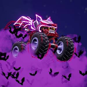 Hot Wheels Monster Trucks Stunt Mayhem - Murciélagos