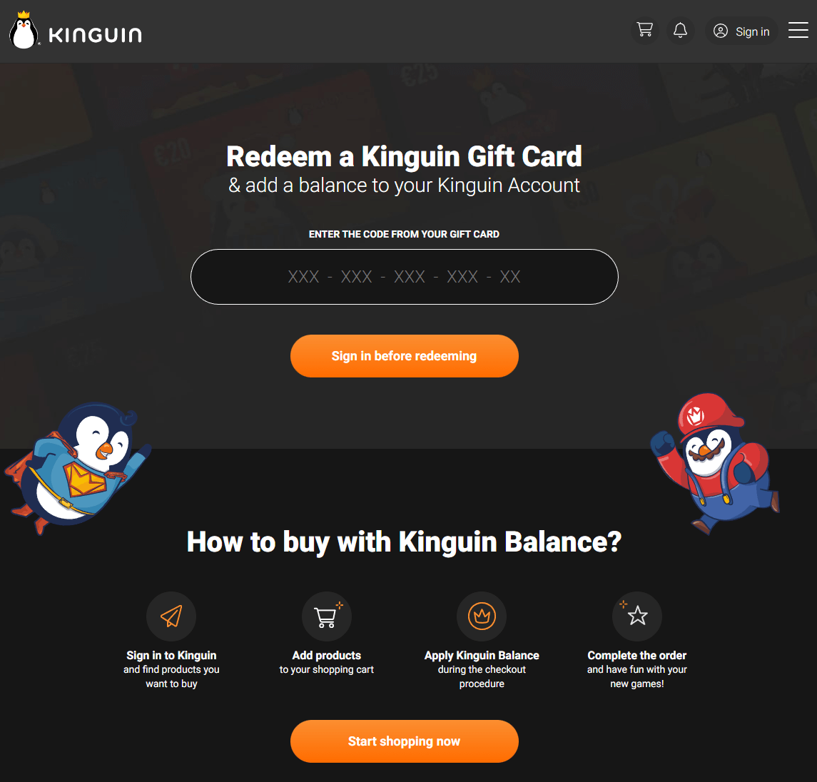 Cómo aplicar un código promocional de Kinguin