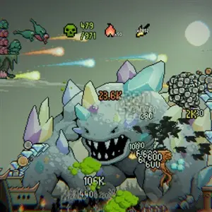 IDLE BOSS RUSH - Gólem de Cristal