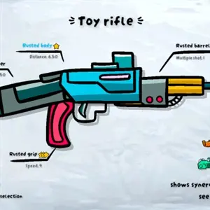 Inkling Cats Beneath the dreams - Rifle de juguete