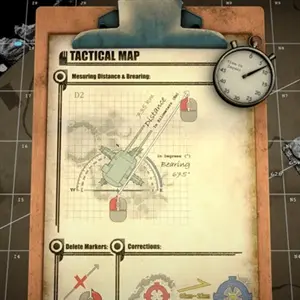 IRON NEST Heavy Turret Simulator - Mapa táctico
