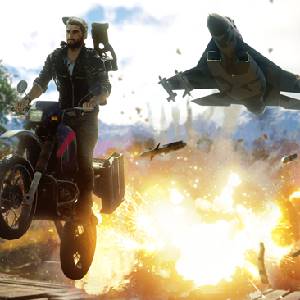 Just Cause 4 Reloaded - Salto en Bicicleta