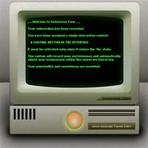 Just. Press. The Button. - Aviso de bienvenida