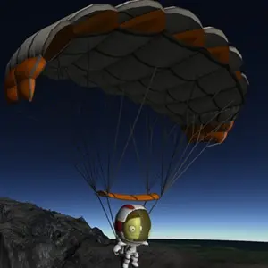 Kerbal Space Program Making History - Paracaídas