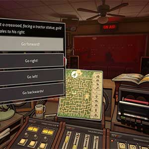 Killer Frequency - Mapa del Laberinto